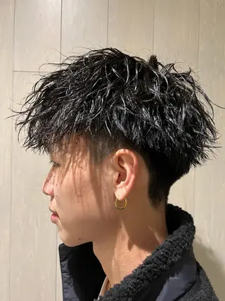 メンズ 糟谷 慈英のヘアスタイル
