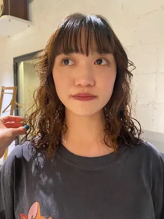ミディアム PARK　枝元 みうのヘアスタイル