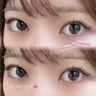 マツエク・マツパ PLATINUM DOLL アイリ💚のマツエク・マツパデザイン