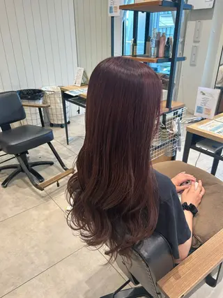 カラー 福田 愛友のヘアスタイル