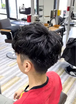 ショート パーマ メンズ 【メンズ特化】岩瀬 武【メンズパーマ】のヘアスタイル