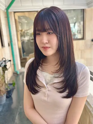 ロング 毛流れレイヤーカット Yudaiのヘアスタイル