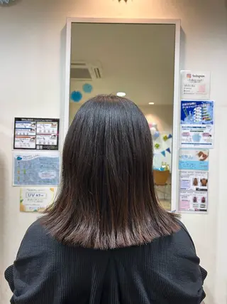 ミディアム 💫ツヤ感カラー💫 吉川清保/白髪ぼかしのヘアスタイル