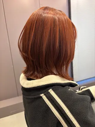 ミディアム カラー レイヤーカット/ボブ /nene🍥⋆*のヘアスタイル