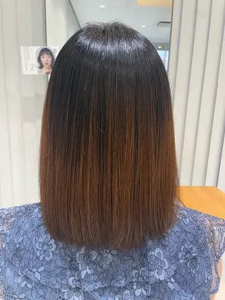 ミディアム 佐々木 麻衣のヘアスタイル