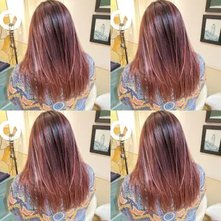 セミロング カラー ご予約 宜しくお願いします！のヘアスタイル