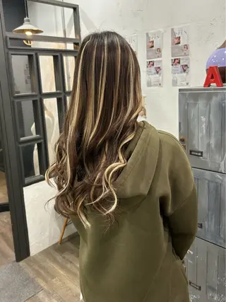 ロング SITY.天神大名【シティ】所属・🦋mamiya🦋 カットモデル募集のヘアスタイル