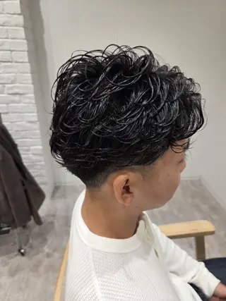 パーマ メンズ little near 町田店所属・😈川口 海人😈のヘアスタイル