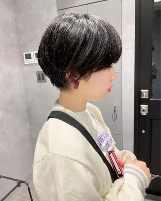 ショート HEDI　美谷添 貫太のヘアスタイル