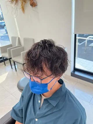 ショート パーマ メンズ 🥇メンズ特化 伊東輝のヘアスタイル