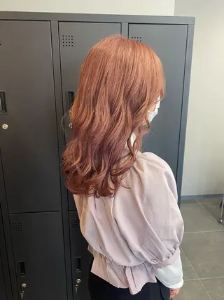 ロング maco 艶感ハイトーン🦋のヘアスタイル