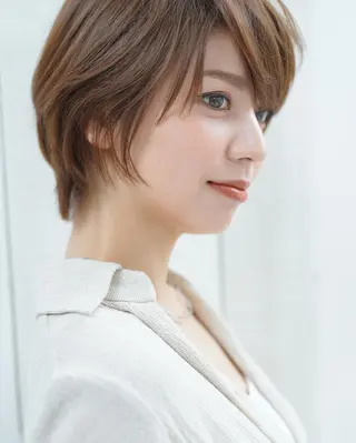 ショート カラー 髪質改善✨縮毛矯正 美髪担当・大西真奈のヘアスタイル