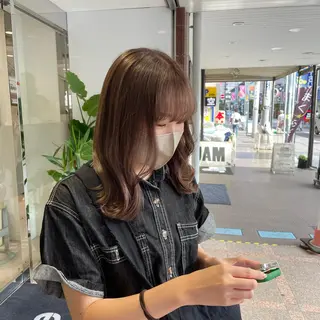 カラー ピンクカラー🎀/ ミルクティー🍼花音のヘアスタイル