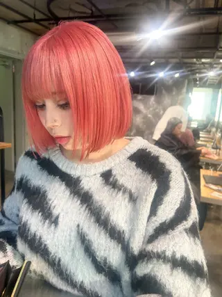 ショート カラー ヘアアレンジ メンズ 🫧ハイトーン🫧 TOPstylistのヘアスタイル