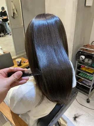 ミディアム 💍美髪矯正💍 山田 涼也のヘアスタイル