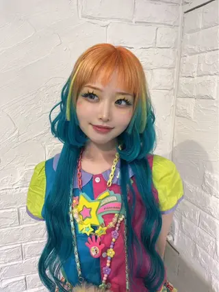 ロング カラー uros.所属・🩵aiko / モデル募集中️🩵のヘアスタイル