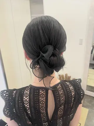 ミディアム ヘアアレンジ 都築 明日香のヘアスタイル