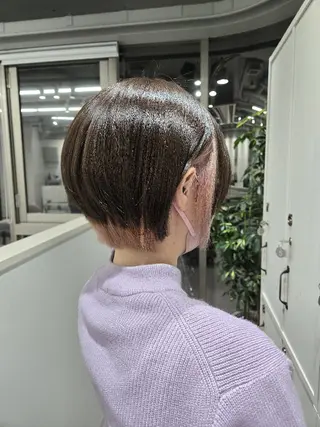 ショート カラー ショート/ボブ/中村 遥香 🧸🤍のヘアスタイル