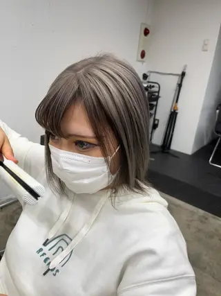 ミディアム わたる /カットモデル募集のヘアスタイル