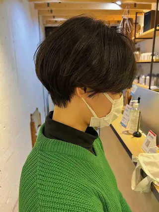 ショート フジサキ ケンのヘアスタイル