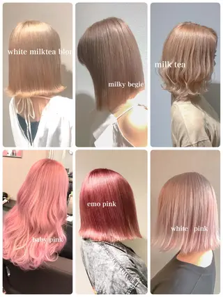 ミディアム カラー Selenehair 三条本店のヘアスタイル