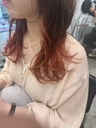 セミロング カラー ショート/茅ヶ崎 タカハシ タクロウのヘアスタイル