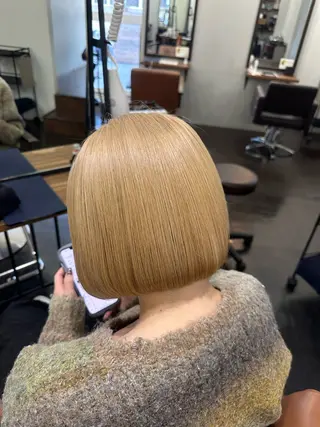 ショート 名駅/艶カラー/原田 永遠のヘアスタイル