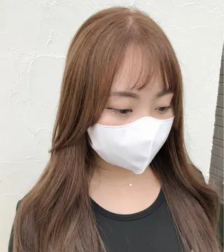 セミロング カラー パーマ ヘアアレンジ 【ツヤ髪美容師】 ツダケイスケのヘアスタイル