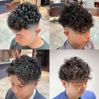 ショート パーマ メンズ 鈴木 祐斗のヘアスタイル