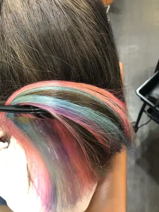 ミディアム カラー 竹下 了史のヘアスタイル