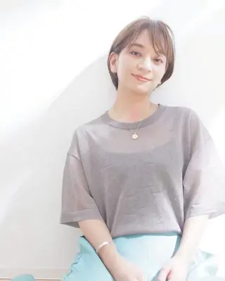 ショート カラー パーマ 岡山 嵐のヘアスタイル