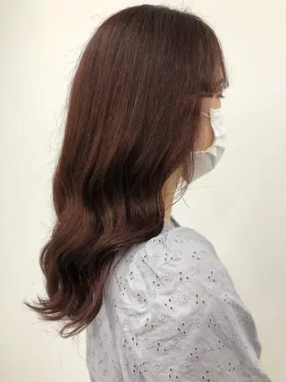 ロング カラー ヘアアレンジ 透明感/艶髪/💖 トレンドスタイル💖のヘアスタイル