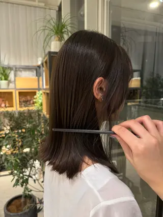 ミディアム 小田　凌菜 ／表参道／ブリーチのヘアスタイル