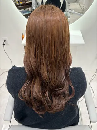 ロング カラー 佐川 向日葵のヘアスタイル