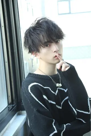 ショート パーマ ヘアアレンジ メンズ 【メンズヘアの匠】 タニ　心斎橋　アメ村のヘアスタイル