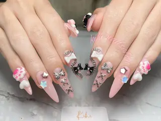 ネイル ゆな 研修中のネイルデザイン