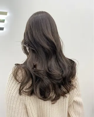 カラー 🤍透明感グレージュ オリーブ🤍RINのヘアスタイル