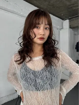 ロング パーマ 飯塚 昇太のヘアスタイル