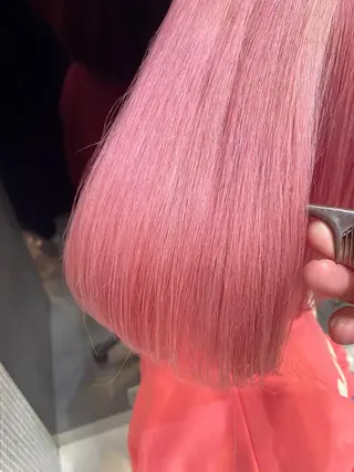 ミディアム カラー ヘアアレンジ メンズ キッズ Lauburu渋谷 officialのヘアスタイル