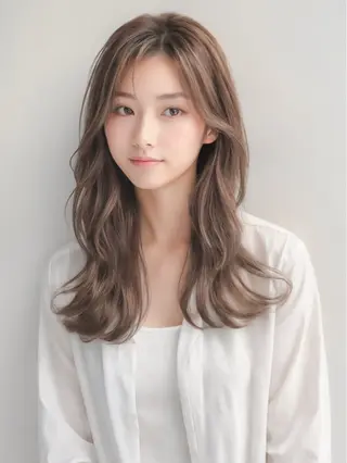 ロング カラー 💗艶々💗極潤カラ ー⭐️AYAKIのヘアスタイル