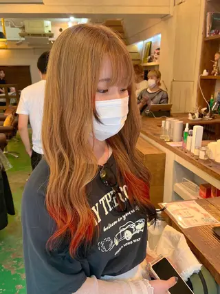 ロング カラー うるツヤハイトーン✨ /西川郁巳のヘアスタイル