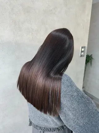 ロング ako │ soa巻ける縮毛矯正のヘアスタイル