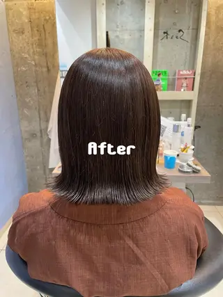 ミディアム 髪質改善 LISAのヘアスタイル