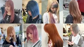 ロング 奈良一番ミルクティー ベージュしています⭐のヘアスタイル
