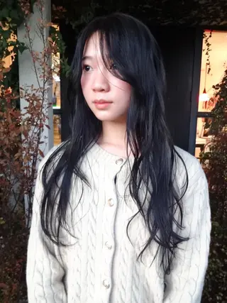 ロング カラー 太田 妃香/岡崎美容室のヘアスタイル