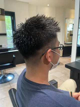 ショート メンズ 川崎 龍馬のヘアスタイル