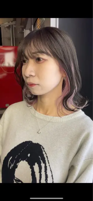 ミディアム ブリーチ　BAM BIのヘアスタイル