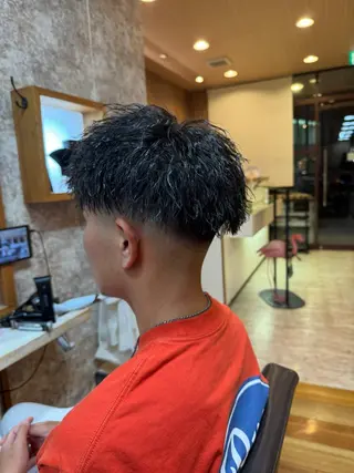 パーマ メンズ メンズカット、パーマ ✄﻿杉山来輝金沢文庫のヘアスタイル