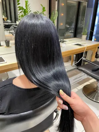 ロング カラー ヘアアレンジ 艶髪/レイヤーカット 🐣misakiのヘアスタイル