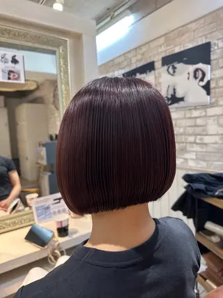 ショート カラー fiica (フィーカ)所属・金子侑史 /縮毛矯正の人のヘアスタイル